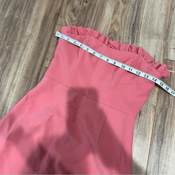 NWT FRENCH CONNECTION Whisper Ruffle-Trim Sweetheart Dress - Picture 11 of 13